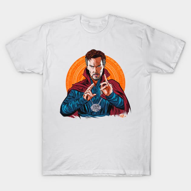 Benedict Cumberbatch - An illustration by Paul Cemmick T-Shirt by PLAYDIGITAL2020